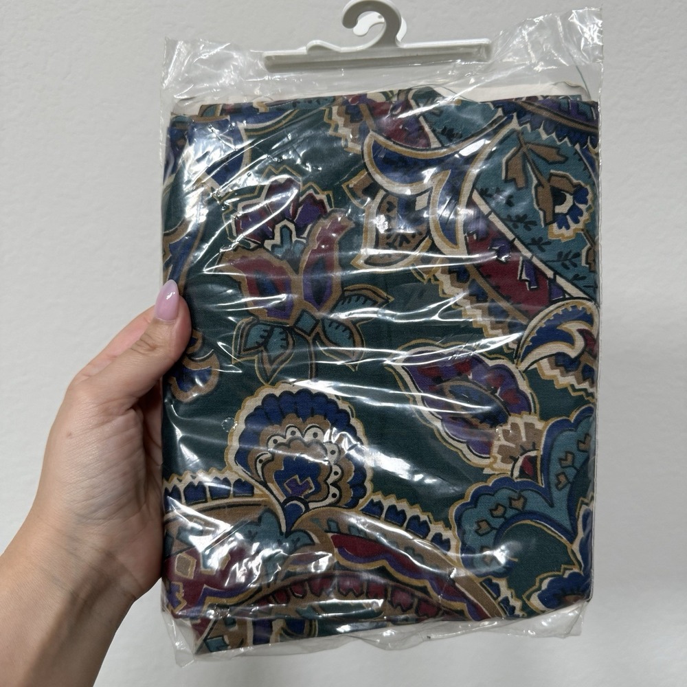 Vintage Arley Valance Fashion Toppers One Balloon Balance 72x14 Blue Green